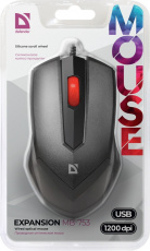 Мышь Defender Expansion MB-753 (USB, optical, 1200dpi, 1.4m, black)