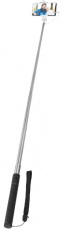 Держатель Monopod для селфи Defender Selfie Master SM-02 (для устройств до 9cm, телескопический (20-98cm), металлический, проводное подключение к смартфону (в разъем для гарнитуры), поддержка iOS и Android, pink)