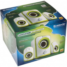 Колонки Defender JamSation S10 (2x2.5W, Subwoofer 5W, white-green)