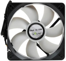 Вентилятор GELID Silent 12 FN-SX12-15 (120x120x25mm, Hydro, 1500rpm, 26dBa, 3pin, black-white) RTL