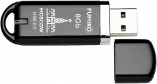 Флеш накопитель USB 2.0 8Gb FUMIKO MOSCOW (FMW-02, 30MB/s, black)