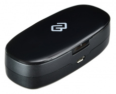 Гарнитура Digma TWS-04 (затычки, беспроводная, Bluetooth 4.2, с микрофоном, до 3 часов работы от батареи, black)