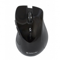 Мышь беспроводная Defender Verso MS-375 Nano (optical, 1600dpi, 2*AAA, black piano)
