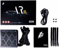 Блок питания 1STPLAYER 650W (PS-650AR, 80+ Gold, 120mm, 20+4+4+4+4+4pin, 2*PCI-E 6+2pin, 5*SATA, 3*HDD) RTL