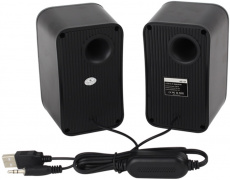 Колонки FUMIKO DELUNA (6W, USB, black)