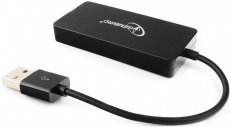 USB 2.0 HUB Gembird UHB-U2P4-03 (4 порта, 0.15m, black)