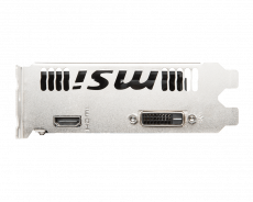 Видеокарта MSI GF GT1030 2Gb (GT 1030 AERO ITX 2G OC, 64bit, GDDR5, DVI+HDMI) RTL