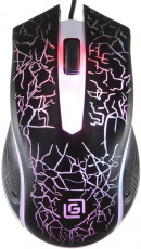 Мышь Oklick SHADOW 395M (USB, optical, 1500dpi, игровая, подсветка, 1.35m, black)