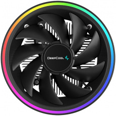 Вентилятор DEEPCOOL UL551 (1700, 136mm,Hydro, Al, 500-1800rpm, 27dBa, 4pin, PWM, ARGB LED, 95W, black) RTL