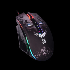 Мышь A4Tech Bloody P85s (USB, optical, 8000dpi, игровая, RGB подсветка, skull)