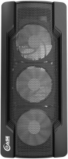 Корпус Powercase Mistral X4 Mesh (CMIXB-F4) (без БП, ATX, USB3.0, 4x Fan, black)