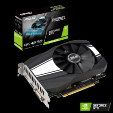 Видеокарта ASUS GF GTX1650 Super OC 4Gb (PH-GTX1650S-O4G, 128bit, GDDR6, DVI+HDMI+DP) RTL