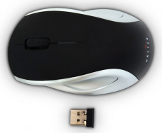 Мышь беспроводная Oklick 412MW (optical, 800dpi, 2*AAA, black-silver)