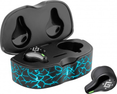 Гарнитура Defender CyberDots 250 (затычки, беспроводная, Bluetooth 5.0, с микрофоном, Type-C, до 4 часов работы от батареи, black)