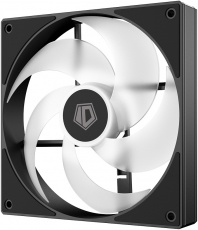 Вентилятор ID-Cooling AS-140-ARGB-K (140x140x25mm, Hydro, 300-1800rpm, <25dBa, 4pin, PWM, ARGB, black) RTL