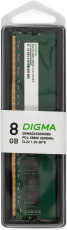 Память DDR4 8Gb PC25600, 3200MHz, Digma (DGMAD43200008D, 1.2V, dual rank, black)