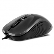 Мышь Sven RX-520S (USB, optical, 3200dpi, бесшумный клик, black-silver)
