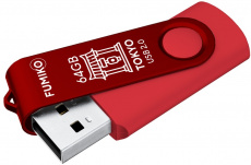 Флеш накопитель USB 2.0 64Gb FUMIKO TOKYO (FTO-15, 30MB/s, red)