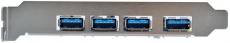 Контроллер ORIENT VA-3U4PE (VIA VL805, PCI-E, USB 3.0 4-port) OEM