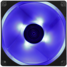 Вентилятор AeroCool Motion 12 Plus Blue (120x120x25mm, Hydro, 1200rpm, 22dBa, 3+4pin, blue LED, black-blue) RTL