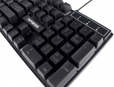 Клавиатура Гарнизон GK-200GL (USB, регулируемая радужная подсветка, мультимедийная, игровая, black)