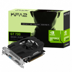 Видеокарта KFA2 GF GT730 4Gb (GT730, 64bit, DDR3, DVI+HDMI+CRT) RTL