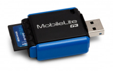 Карт-ридер Kingston mobileLite G3, SD/microSD/SDHC/SDXC/MSPD, USB 3.0 (FCR-MLG3)