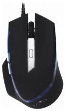 Мышь Oklick 715G (USB, optical, 1600dpi, игровая, 1.5m, black)