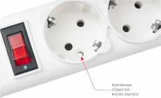 Сетевой фильтр КУБ (Powercube SPG-B-10-WHITE, 5 розеток, 3 метра, 10A, white) RTL