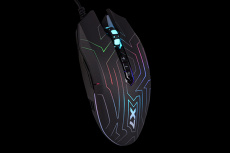 Мышь A4Tech X-77 (USB, optical, 2400dpi, игровая, RGB подсветка, maze)