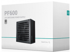 Блок питания DEEPCOOL 600W (PF600D-HA, 80+, 120mm, 20+4+4+4+4+4pin, 4xPCI-E 6+2pin, 6*SATA, 2*HDD) RTL