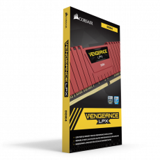 Память DDR4 16Gb PC25600, 3200MHz, Corsair (CMK16GX4M2B3200C16R, 2х8Gb, 16-18-18-36, 1.35V, Vengeance LPX)