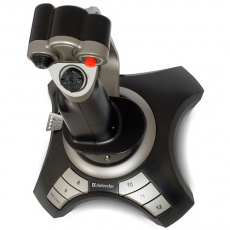 Джойстик Defender COBRA R4 (USB, РУС, 4 оси, 12 кнопок, переключатель вида, black-grey)