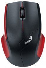 Мышь беспроводная Genius NS-6015 (optical, 1000dpi, AA/AAA, black-red)