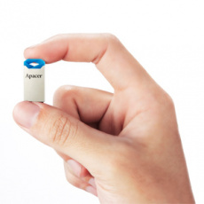 Флеш накопитель USB 2.0 32Gb Apacer AH111 (AP32GAH111U-1, silver-blue)