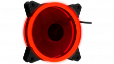 Вентилятор AeroCool Rev Red (120x120x25mm, Hydro, 1200rpm, 15dBa, 3+4pin, red LED, black) RTL
