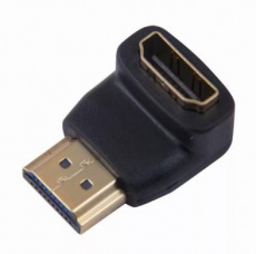 Переходник HDMI (f) - HDMI (m) (угловой, black)