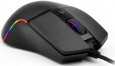 Мышь Oklick PROPHECY 717G (USB, optical, 8000dpi, игровая, динамическая подсветка, программируемая, soft-touch, 1.8m, black)