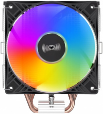 Вентилятор PCCOOLER GI-X4S (1150/1151/1155/1200/1700/2011/2066/AM4, 120mm, Al, Hydro, 800-1600rpm, 18-30dBa, 4 тепловые трубки, 4pin, 145W, RGB fixed LED) RTL