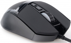 Мышь Gembird MG-590 (USB, optical, 6400dpi, игровая, RGB подсветка, 1.8m, black)