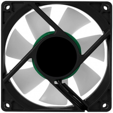 Вентилятор AeroCool Frost 8 (80x80x25mm, Sleeve, 1500rpm, 28dBa, 3+4pin, RGB fixed LED, black-white) RTL