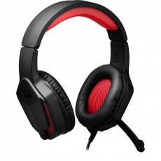 Наушники Redragon THEMIS 2 (полноразмерные закрытые, c микрофоном, регулятор, игровые, 2m, black-red)