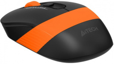 Мышь беспроводная A4Tech Fstyler FG10S (optical, 2000dpi, AA, бесшумный клик, black-orange)