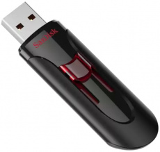 Флеш накопитель USB 3.0 32Gb SanDisk Cruzer Glide (SDCZ600-032G-G35, black-red)