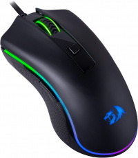 Мышь Redragon CYPHER (USB, optical, 12800dpi, игровая, RGB подсветка, редактор макросов, soft-touch, 1.8m, black)