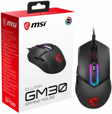 Мышь MSI CLUTCH GM30 (USB, optical, 6200dpi, игровая, black)