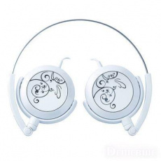 Наушники Genius GHP-400F (накладные закрытые, без микрофона, компактные, 1.2m, white)