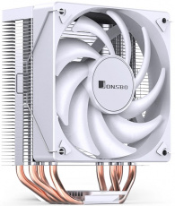 Вентилятор JONSBO CR-1000 E Color (1150/1151/1155/1156/1200/1700, 120mm, Al, 600-1500rpm, 22-32dBa, 4 тепловые трубки, DTH, 4pin, 140W, RGB LED, white) RTL