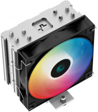 Вентилятор DEEPCOOL GAMMAXX AG400 LED (1150/1151/1155/1200/1700/AM4/AM5, 120mm, Al, Hydro, 500-2000rpm, <32dBa, 4 тепловые трубки, DTH, 4pin, PWM, rainbow LED, 145W) RTL