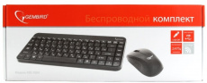 Клавиатура+мышь беспроводные Gembird KBS-7004 (black)